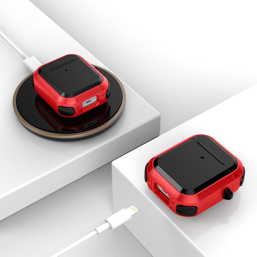 Tech-Protect - Tech-Protect Apple Airpods Skal Rough - Svart