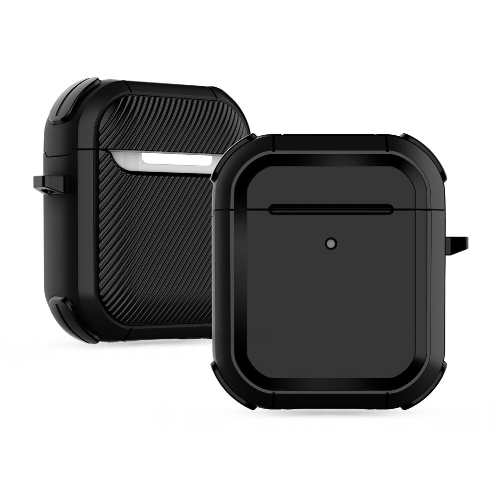 Tech-Protect - Tech-Protect Apple Airpods Skal Rough - Svart