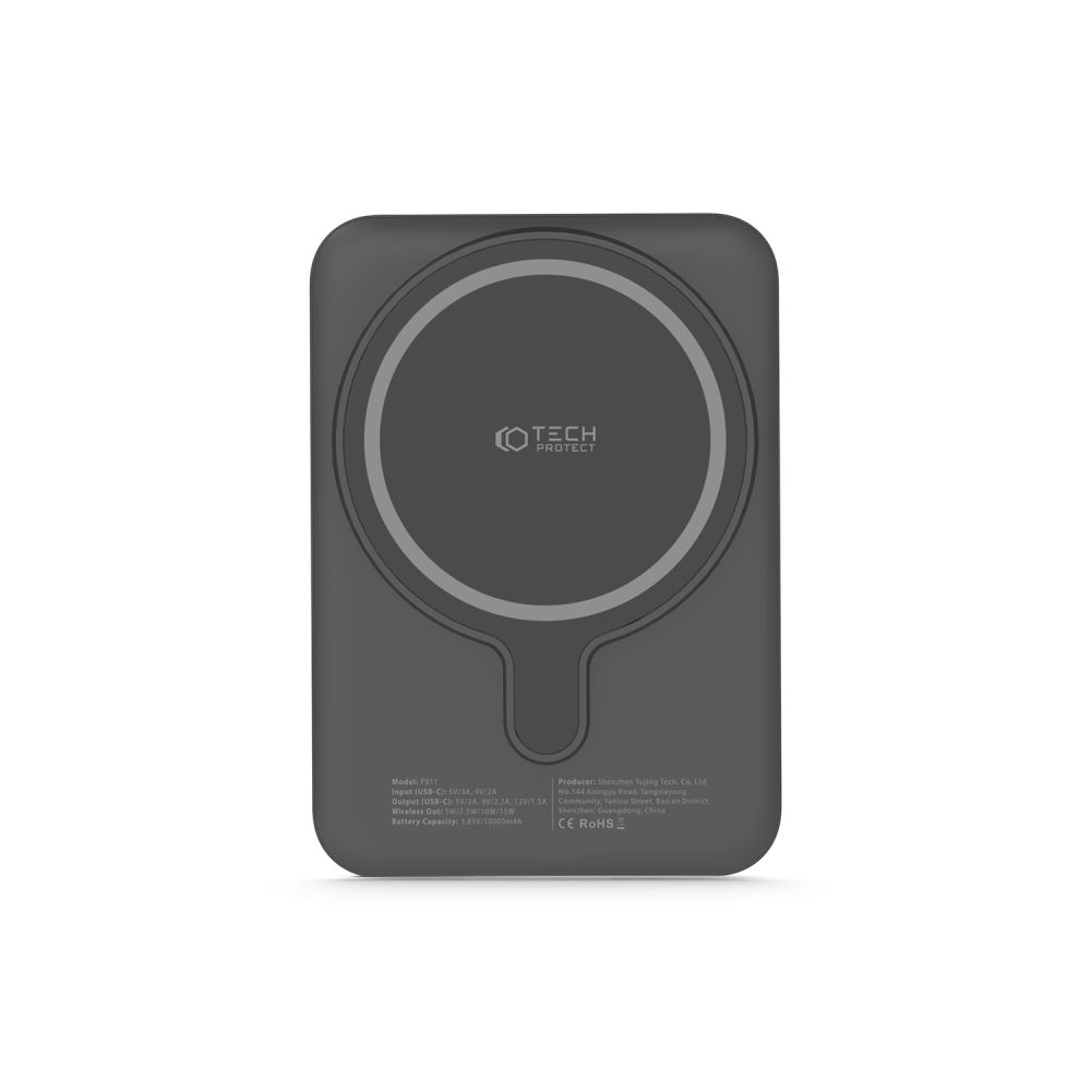 Tech-Protect - Tech-Protect Magsafe Powerbank 10000mAh PB11 LifeMag - Svart