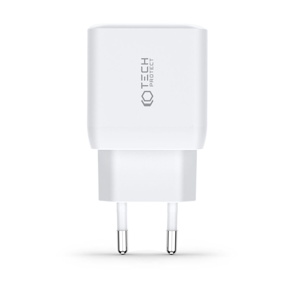 Tech-Protect - Tech-Protect Nätverksladdare C35W 2-Port - Vit