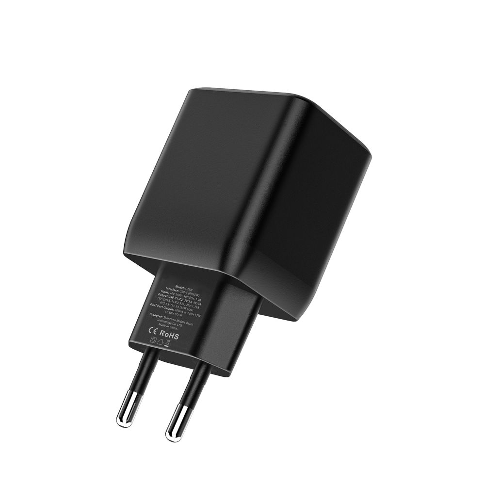 Tech-Protect - Tech-Protect Nätverksladdare C35W 2-Port - Vit