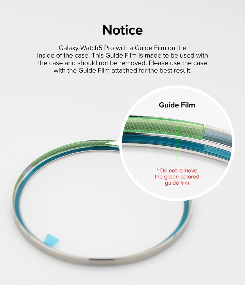 Ringke - Ringke Galaxy Watch 5 Pro (45mm) Skal Bezel Styling - Silver