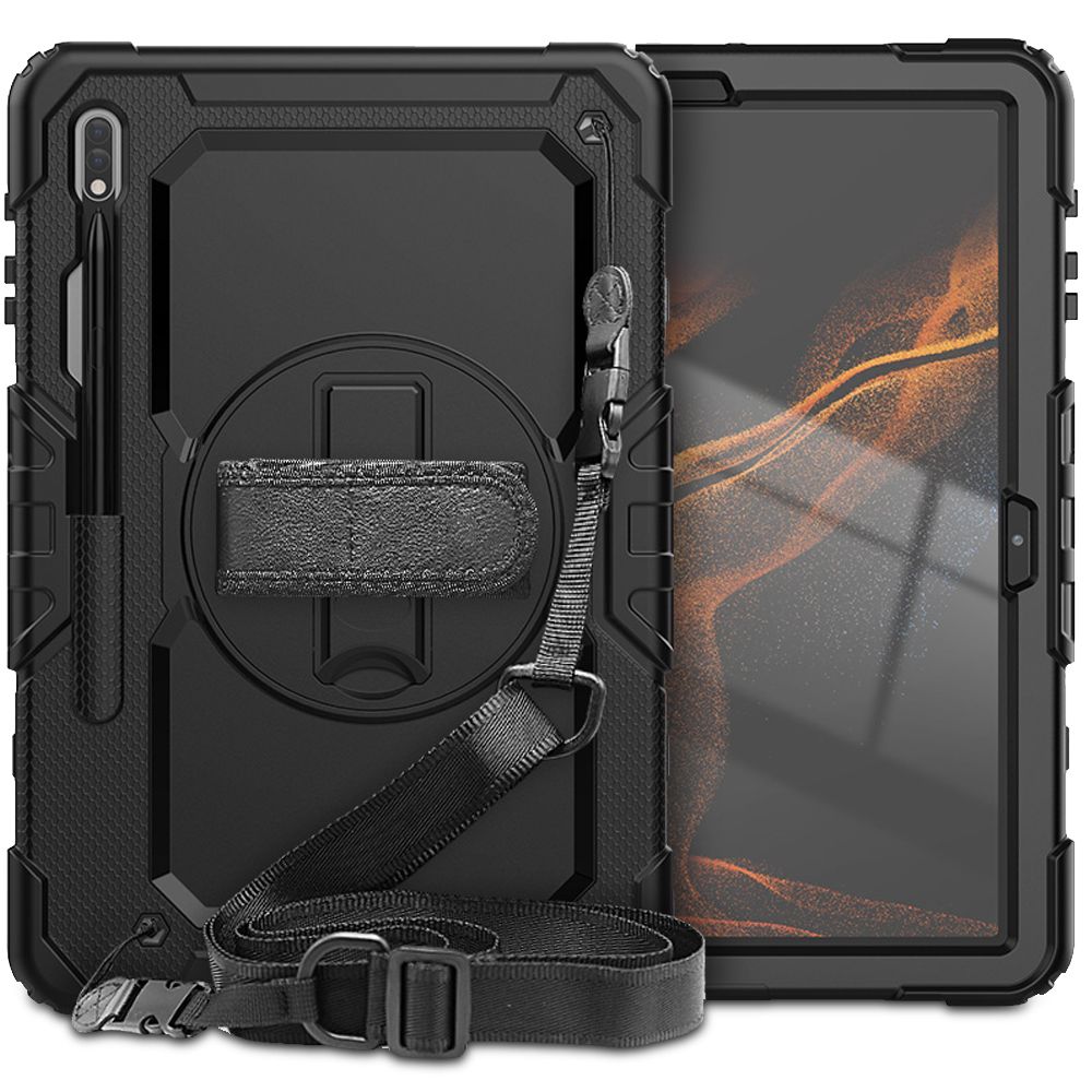 Tech-Protect - Tech-Protect Galaxy Tab S7 Plus/S8 Plus/S7 FE Skal - Svart