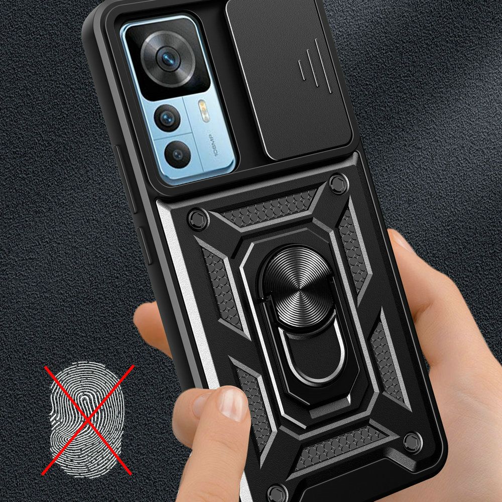 Tech-Protect - Tech-Protect Xiaomi 12T/12T Pro Skal Camshield Pro - Svart