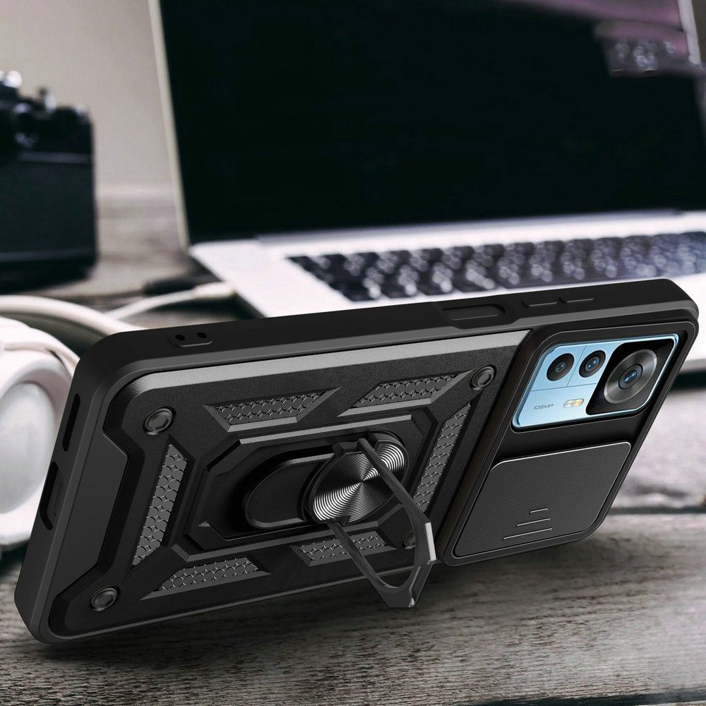 Tech-Protect - Tech-Protect Xiaomi 12T/12T Pro Skal Camshield Pro - Svart