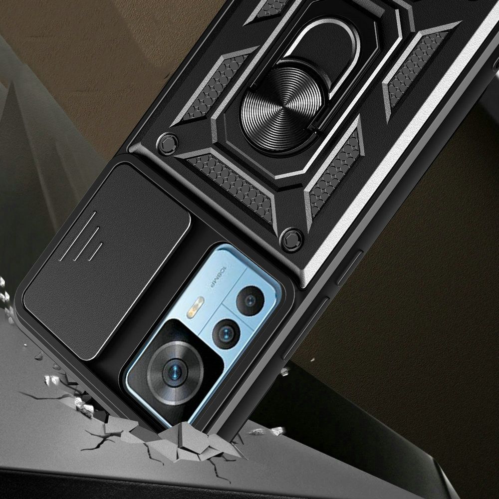 Tech-Protect - Tech-Protect Xiaomi 12T/12T Pro Skal Camshield Pro - Svart