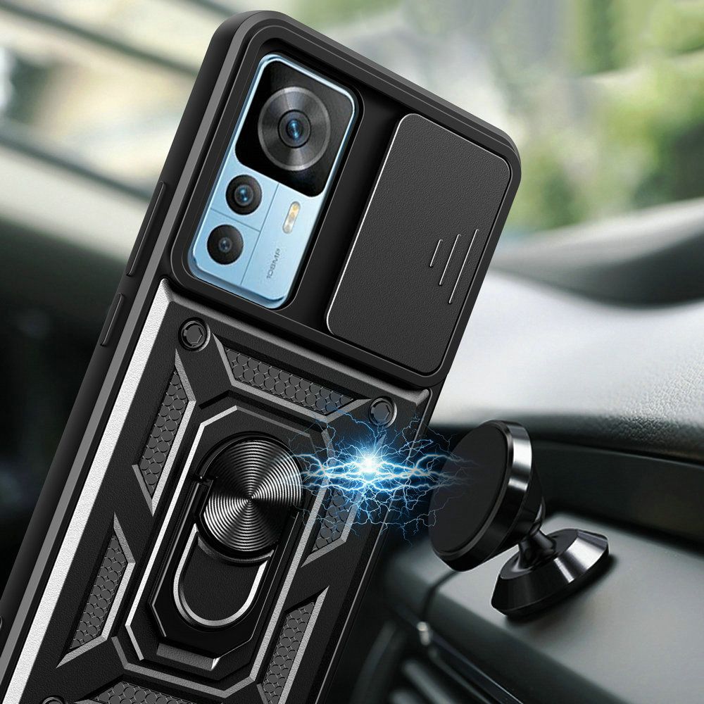 Tech-Protect - Tech-Protect Xiaomi 12T/12T Pro Skal Camshield Pro - Svart
