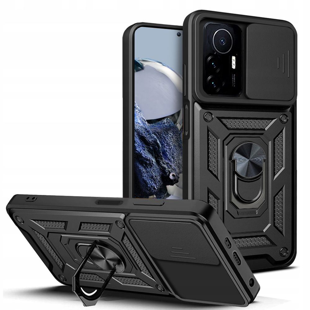 Tech-Protect - Tech-Protect Xiaomi 12T/12T Pro Skal Camshield Pro - Svart