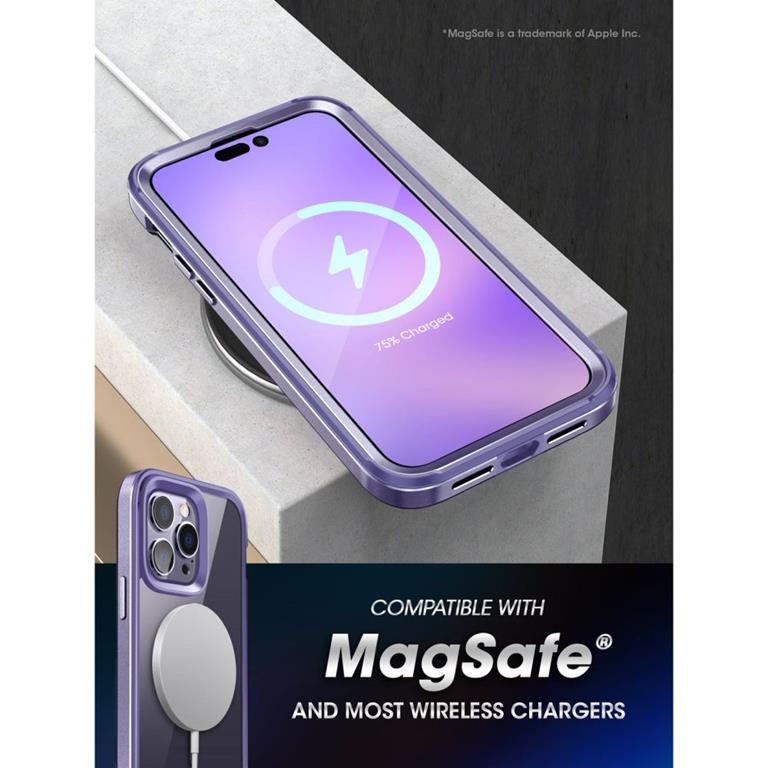 SupCase - SupCase Magsafe iPhone 14 Pro Max Skal UB Edge - Djup lila