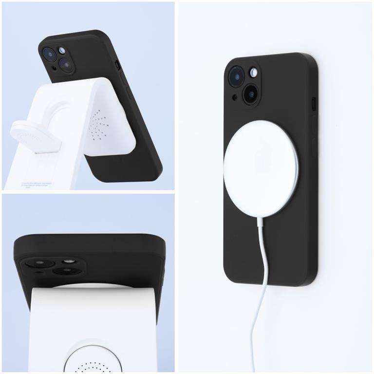 A-One Brand - iPhone 13 Pro Magsafe Skal Silikon - Svart