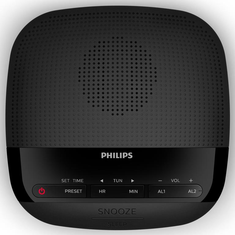 Philips - PHILIPS Digital FM-klockradio Tio snabbval Två alarm