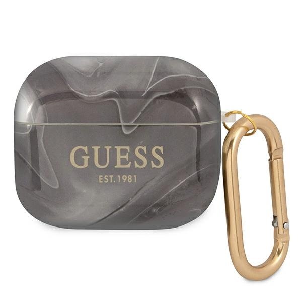 Guess Guess Skal Marble Collection Airpods 3 - Svart 