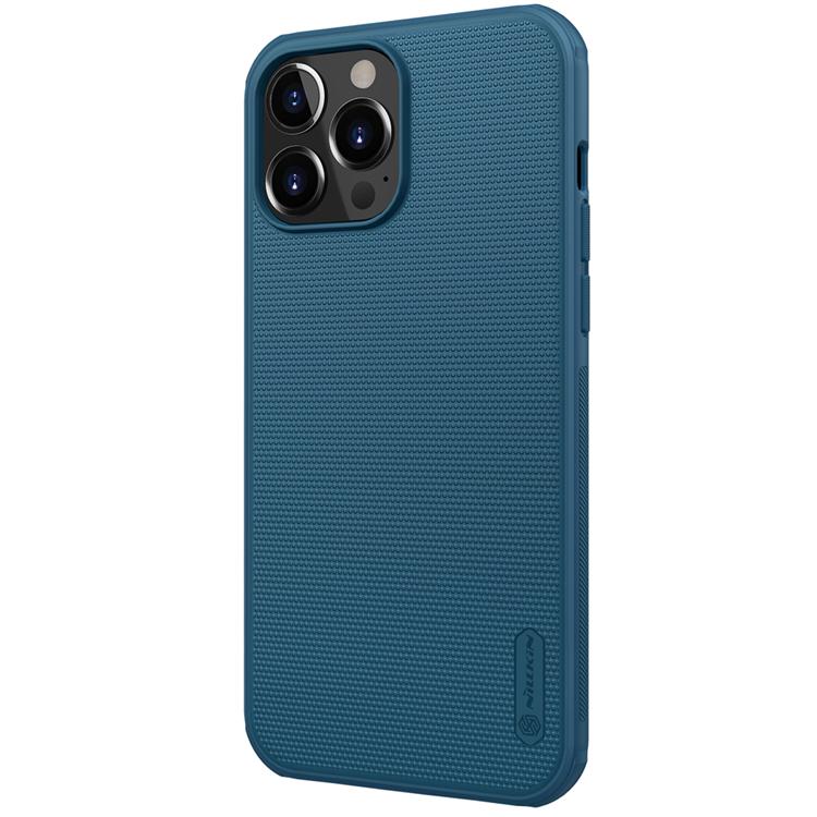 Nillkin - Nillkin Super Frosted Shield Pro durable Skal iPhone 13 Pro - Blå