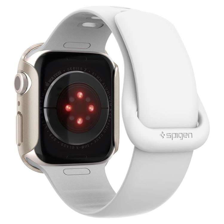 Spigen Spigen Thin Fit Skal Apple Watch 7 41mm - Starlight 
