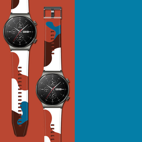 Ruhtel - Moro Strap Armband kompatibelt med Huawei Watch GT 2 Pro