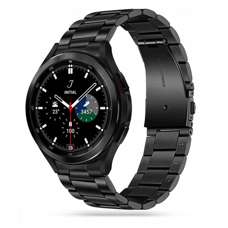 Tech-Protect - Tech-Protect Stainless Band Galaxy Watch 4/5/5 Pro (45/46mm) - Svart