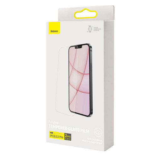 UTGÅTT - Baseus Härdat Glas iPhone 13 Pro Max - Transparent