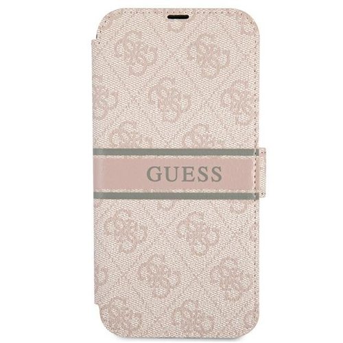UTGÅTT - Guess 4G Stripe Fodral iPhone 13 - Rosa