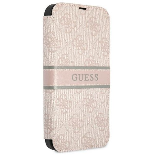 UTGÅTT - Guess 4G Stripe Fodral iPhone 13 - Rosa