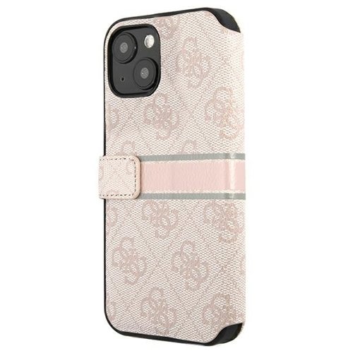 UTGÅTT - Guess 4G Stripe Fodral iPhone 13 - Rosa