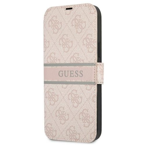 UTGÅTT - Guess 4G Stripe Fodral iPhone 13 - Rosa