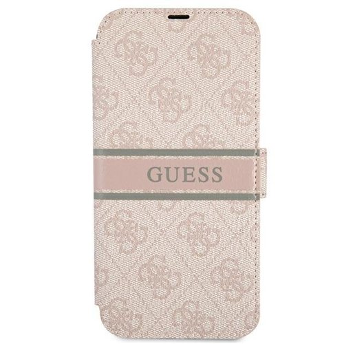 Guess - Guess 4G Stripe Fodral iPhone 13 Pro / 13 - Rosa