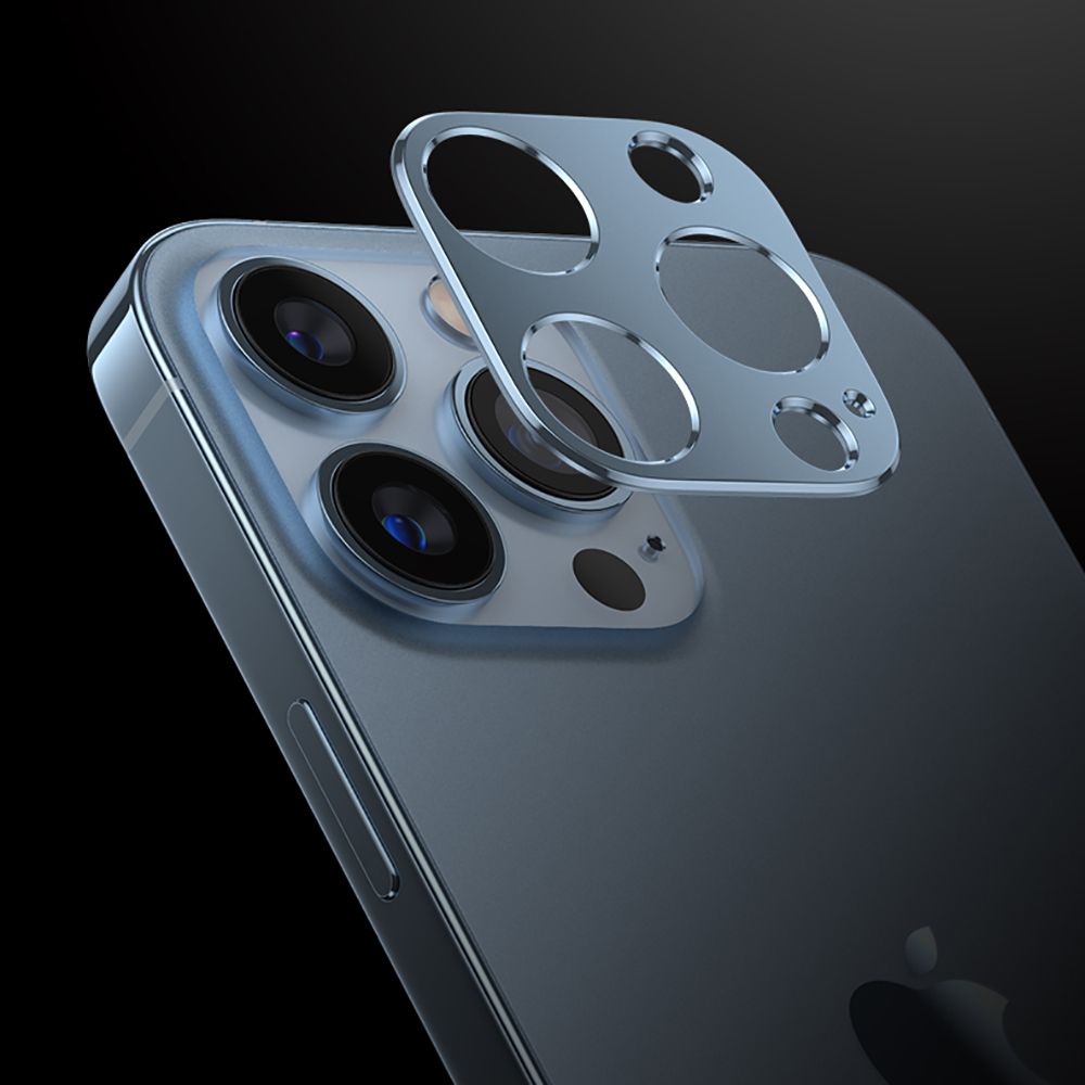 Hofi - Hofi Linsskydd Härdat Glas iPhone 13 Pro / 13 Pro Max - Blå