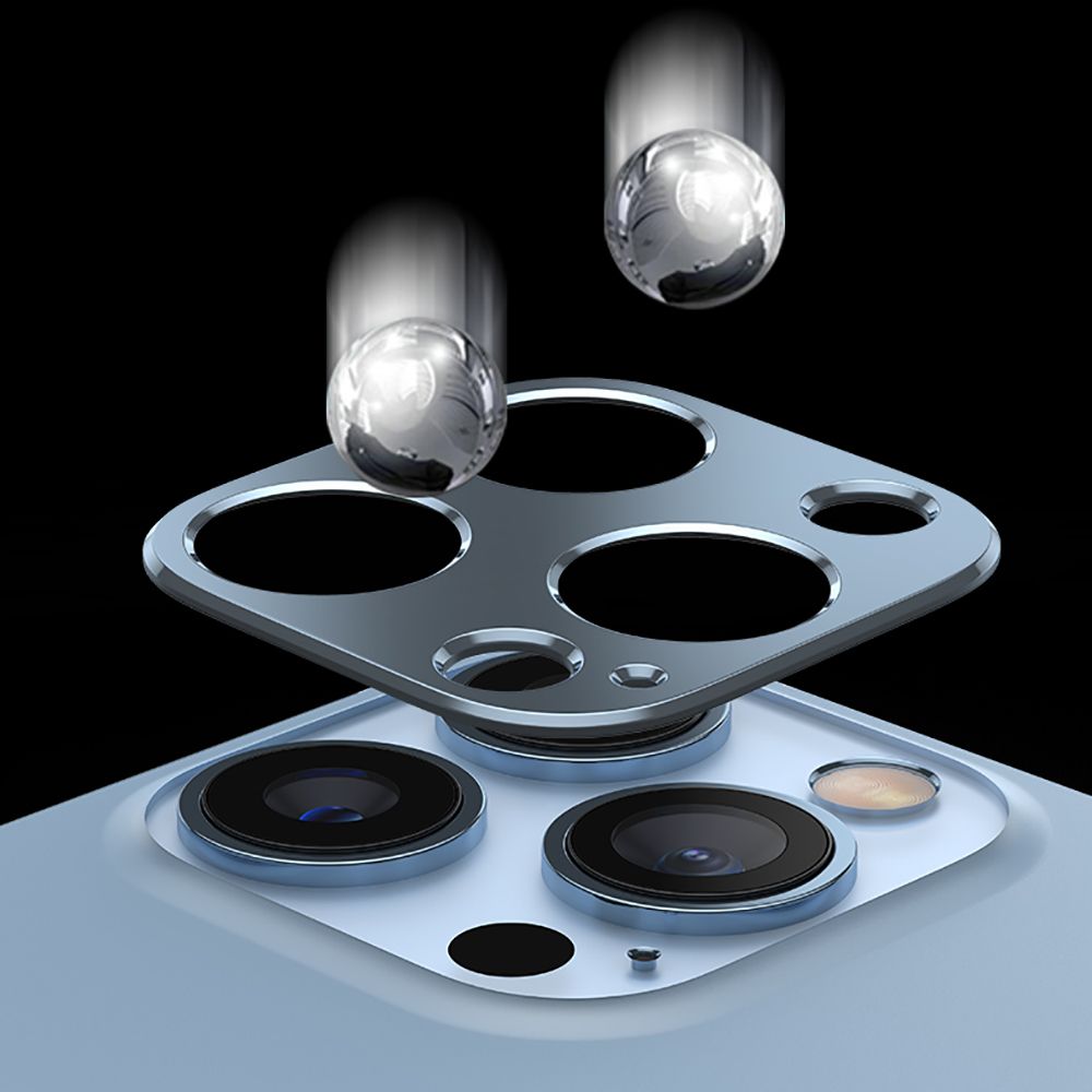 Hofi - Hofi Linsskydd Härdat Glas iPhone 13 Pro / 13 Pro Max - Blå