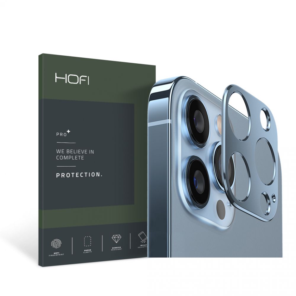 Hofi - Hofi Linsskydd Härdat Glas iPhone 13 Pro / 13 Pro Max - Blå