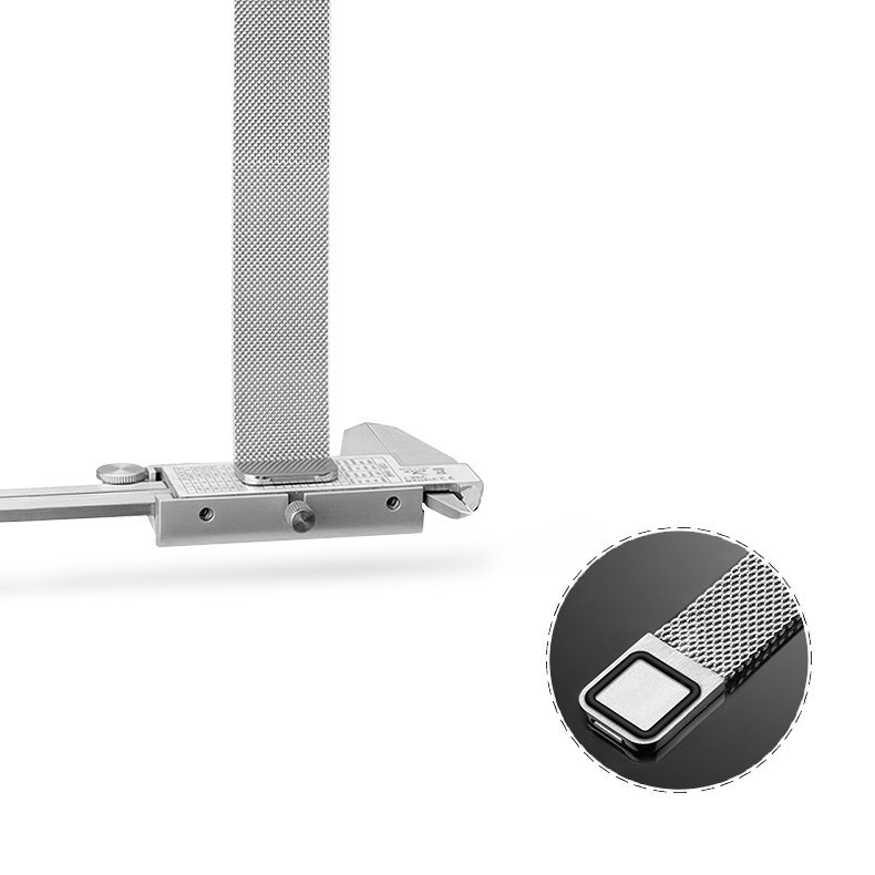 UTGATT1 - Metall Ersättningsarmband till Xiaomi Mi Band 6/5/4/3 - Svart