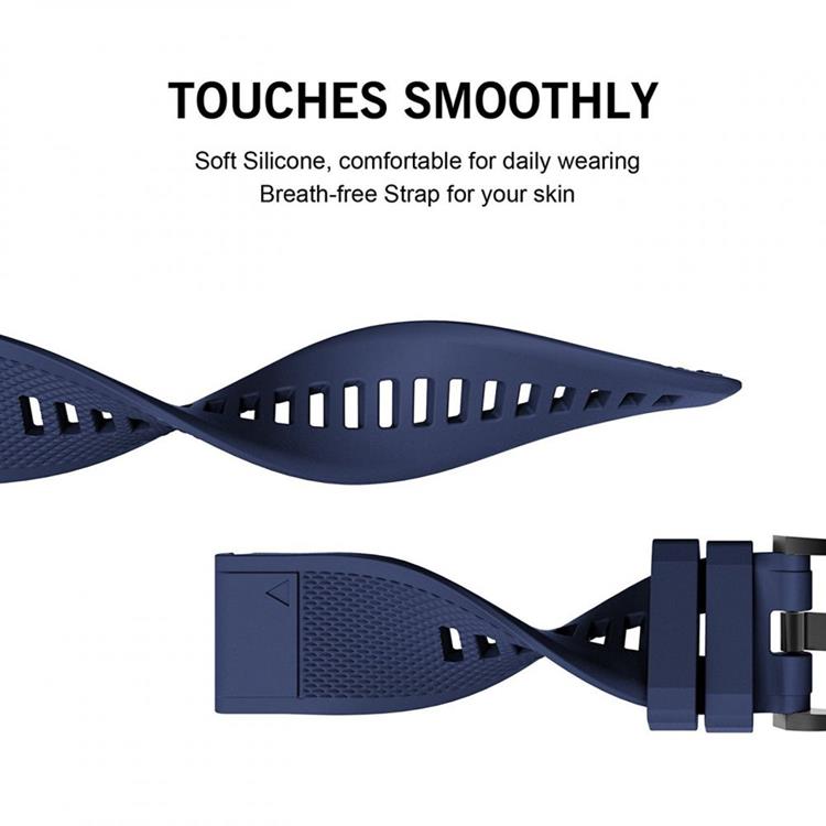 Tech-Protect - Tech-Protect Smooth Garmin Fenix Band 5/6/6 Pro - Navy Blå