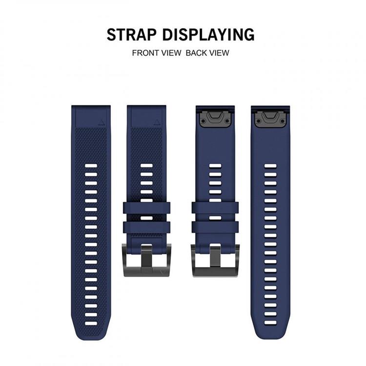 Tech-Protect - Tech-Protect Smooth Garmin Fenix Band 5/6/6 Pro - Navy Blå