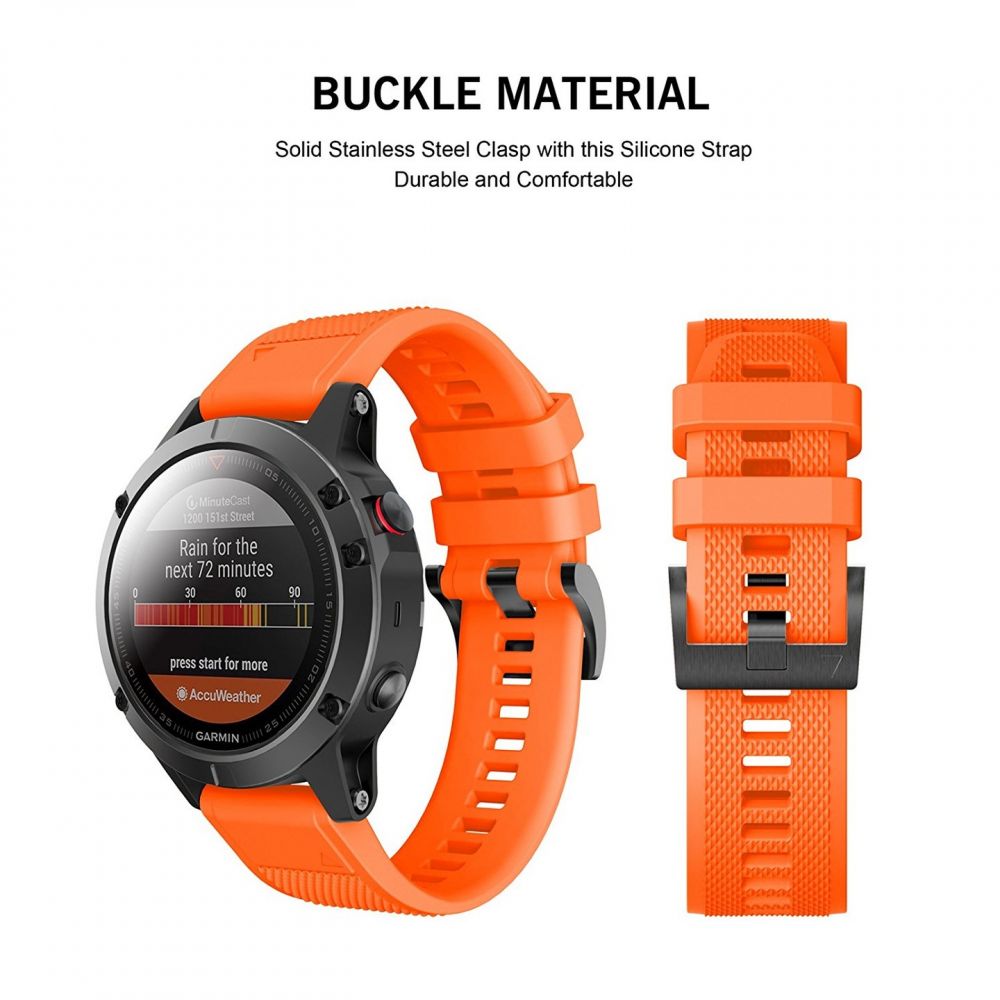 Tech-Protect - Tech-Protect Smooth Garmin Fenix Band 5/6/6 Pro - Orange