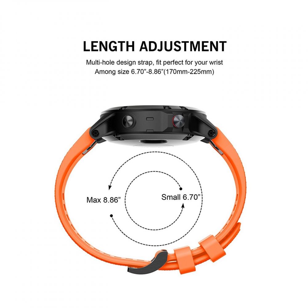 Tech-Protect - Tech-Protect Smooth Garmin Fenix Band 5/6/6 Pro - Orange