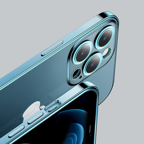 Joyroom - Joyroom Chery Mirror Skal iPhone 13 Pro - Sea blå