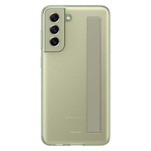 Samsung - Samsung Clear Strap Skal Galaxy S21 FE - Olivgrön