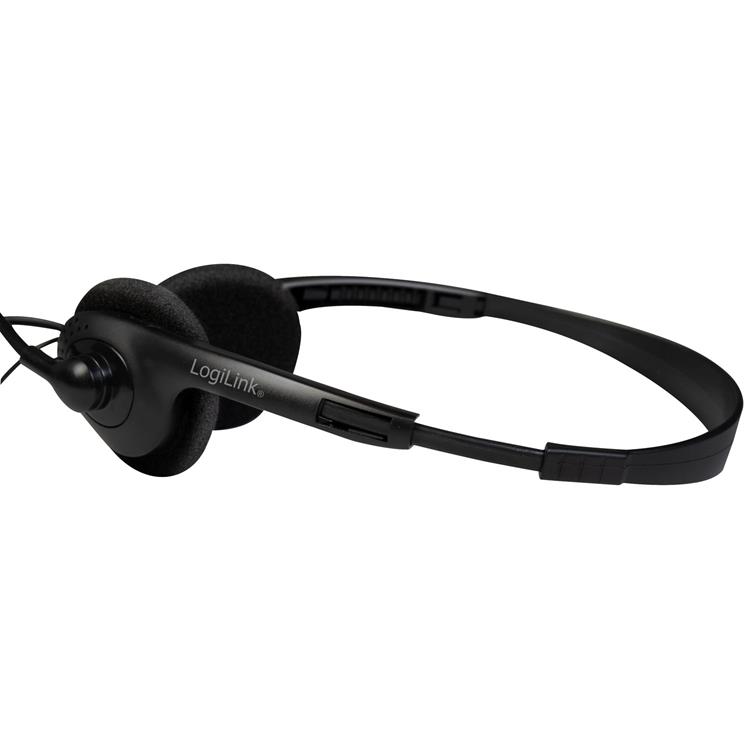 LogiLink - LogiLink PC-Headset Stereo Mikrofon 1x3,5mm - Kontakt