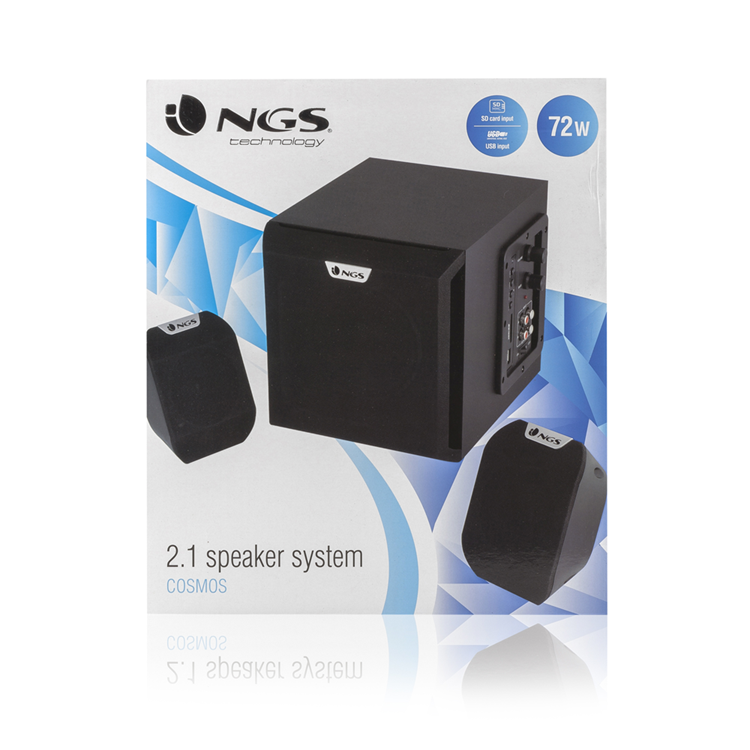 NGS - NGS Cosmos PC Jack Högtalare 2.1 72W SD USB 3.5