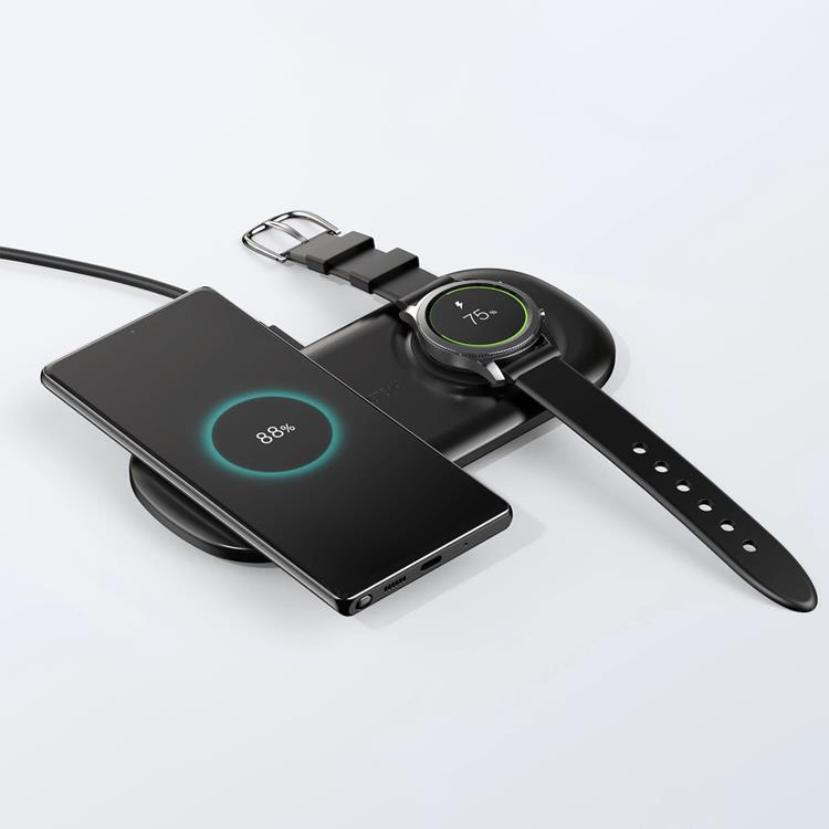Choetech - Choetech Trådlös Laddare Qi 15W - Svart