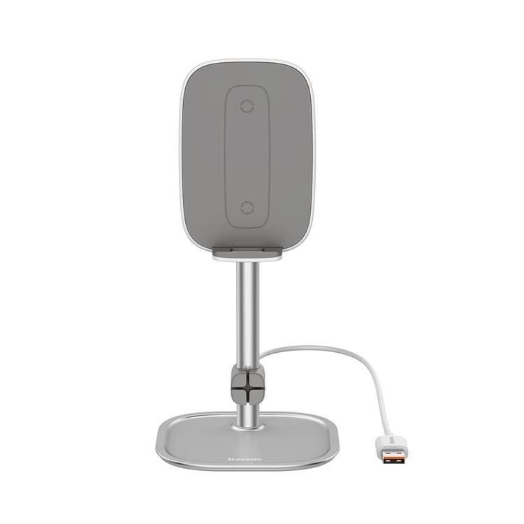UTGÅTT
Baseus Trådlös Laddare Telefonhållare-USB Kable 15 W - Silver