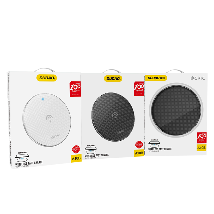 Dudao - Dudao Trådlös laddare Qi 10 W - Vit