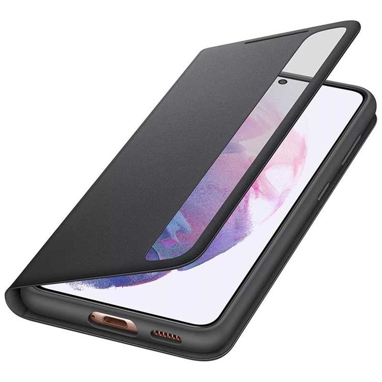 UTGATT1 - Samsung Clear View Fodral Galaxy S21 Plus - Svart