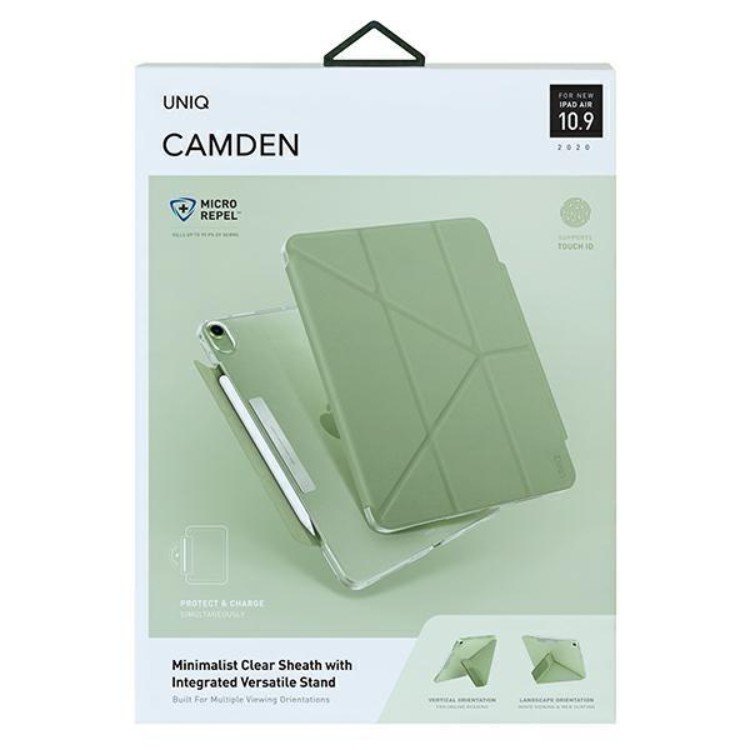 UNIQ - UNIQ iPad Air 10.9 (2020) Fodral Etui Camden - Grön