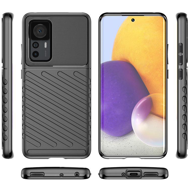 A-One Brand - Xiaomi 12T/12T Pro Skal Thunder Silicone Armor - Svart