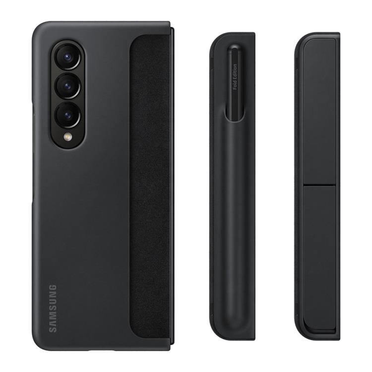 Samsung - Samsung Galaxy Z Fold 4 Skal Standing + Stylus Penna - Svart