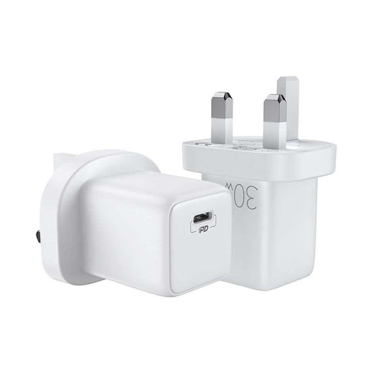 Joyroom - Joyroom UK Power Väggladdare Typ-C 30W - Vit