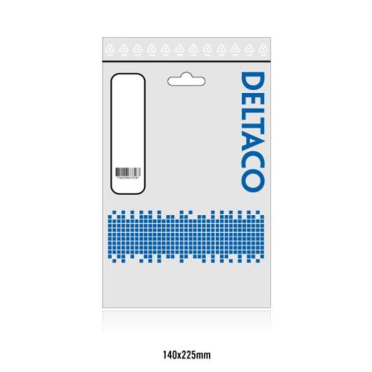 Deltaco - Deltaco 3.5mm Ljud Kabel 2m - Svart