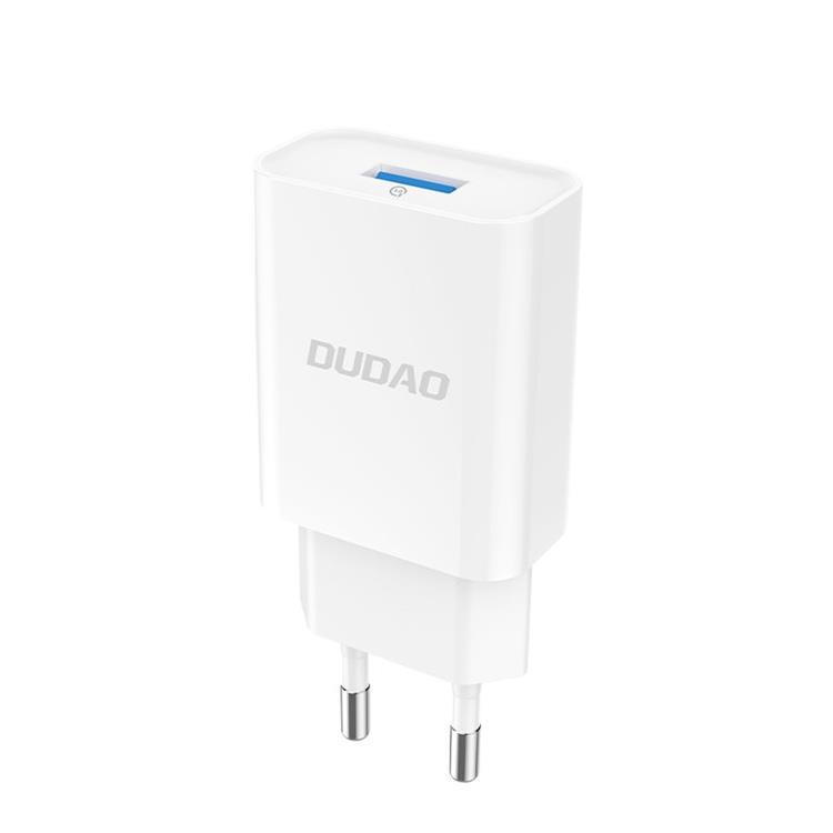 Dudao - Dudao EU Home Travel Väggladdare USB 5V/2.4A - Vit