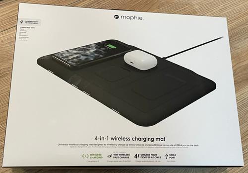UTGATT1 - Mophie MAT EU 4in1 Trådlös Laddare - Svart