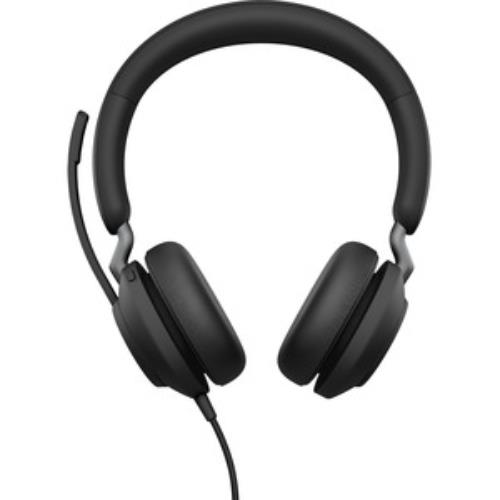 Jabra - Jabra Evolve2 40 Ms Stereo USB-A Hörlurar - Svart